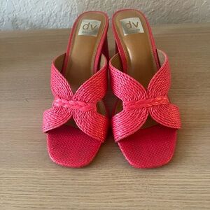 DV by Dolce Vita Pink Mules with Elegant Bow Accent